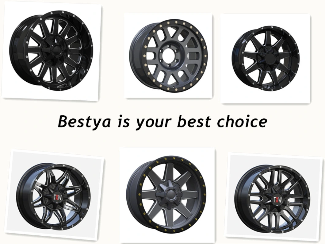 New Design Auto Passenger Car Rims Replica Alloy Wheels for Honda/Nissan/Toyota/Jeep